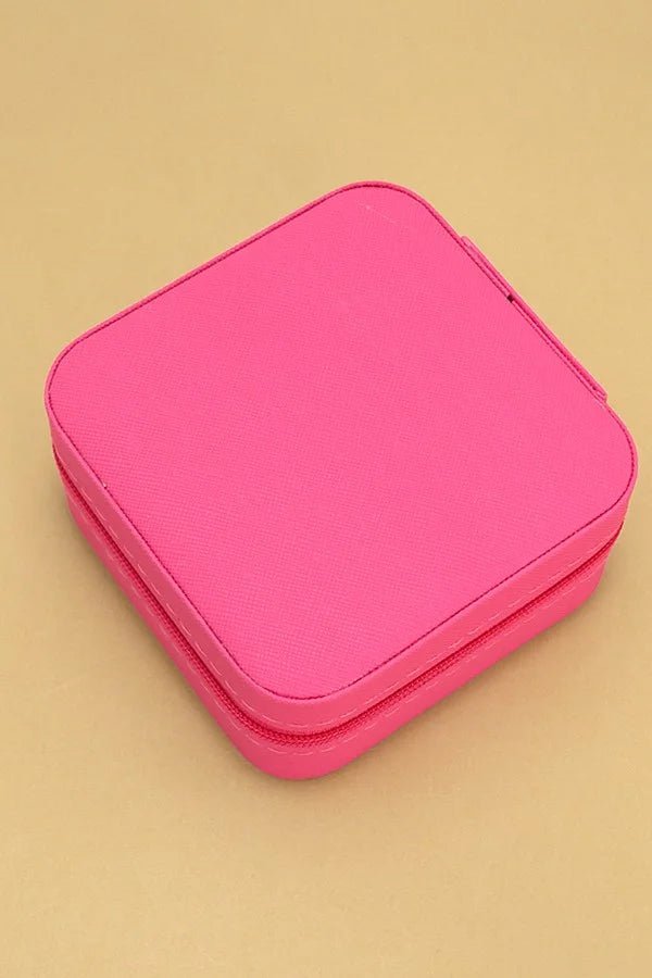 Wanderlust Travel Jewelry Box: Tangle - Free Velvet Organizer - Bella Blossom Boutique
