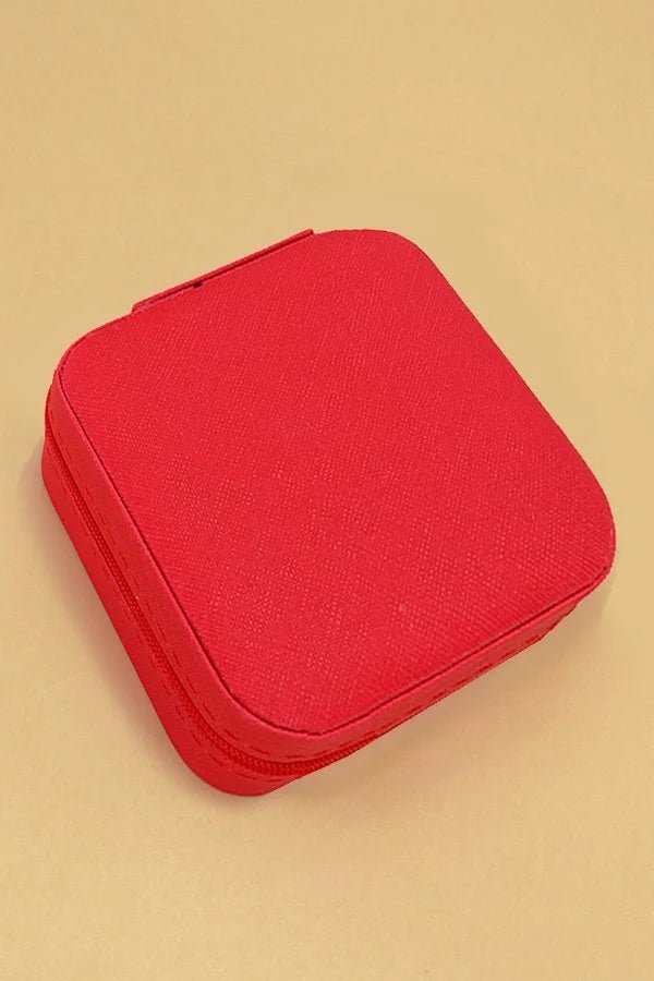 Wanderlust Travel Jewelry Box: Tangle - Free Velvet Organizer - Bella Blossom Boutique