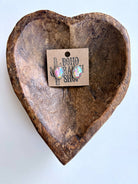 Western Bling Glass Stone Stud Earrings - Bella Blossom Boutique