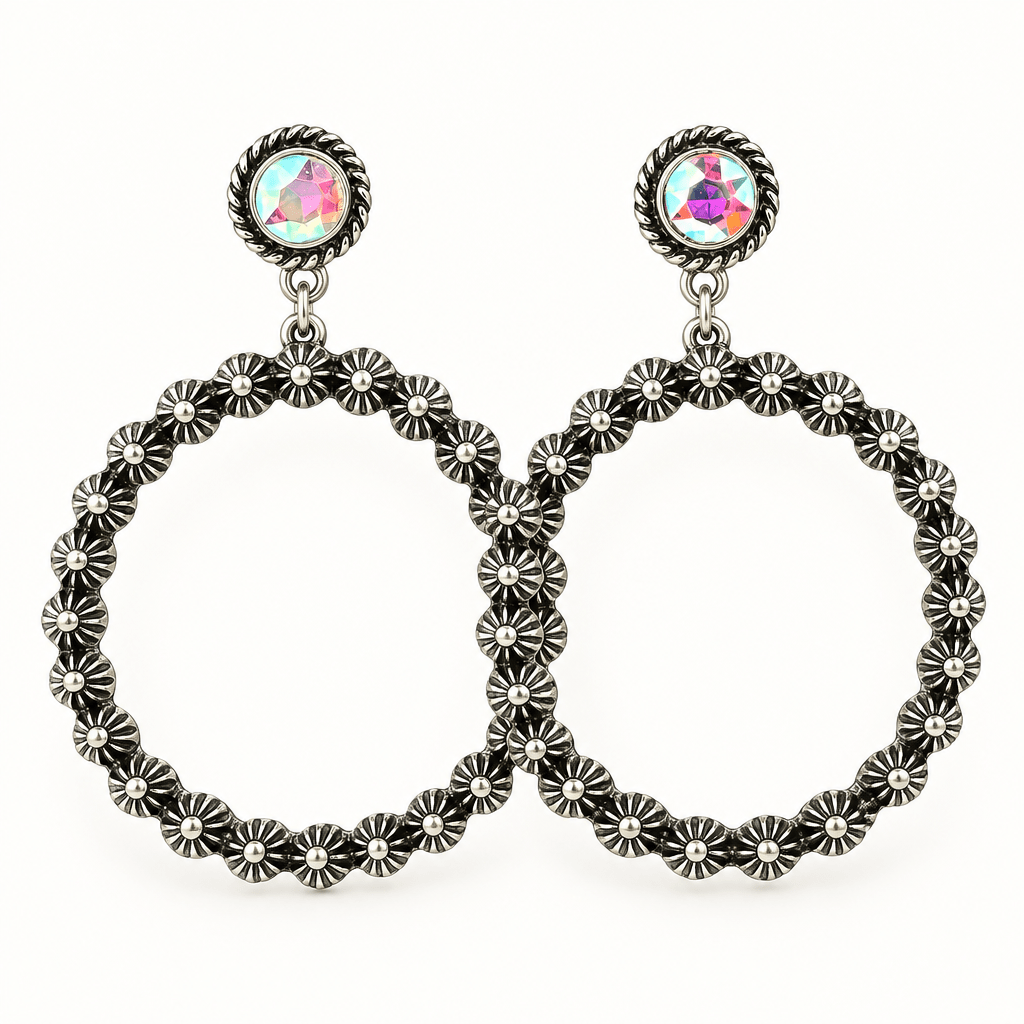 Western Concho Berry Earrings - Bella Blossom Boutique