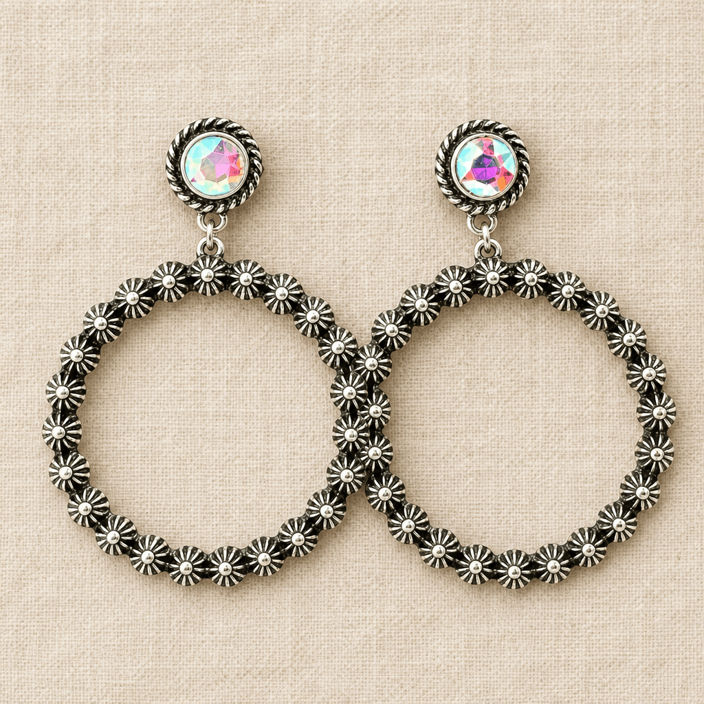 Western Concho Berry Earrings - Bella Blossom Boutique