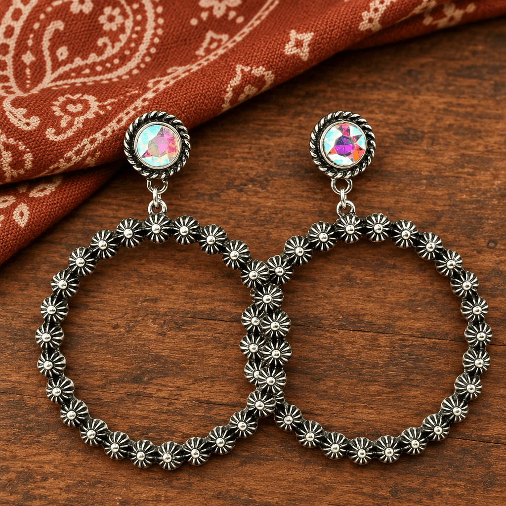 Western Concho Berry Earrings - Bella Blossom Boutique