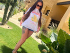 Zesty Lemon Spritzer Oversized Graphic Tee | Summer Relaxed Fit - Bella Blossom Boutique