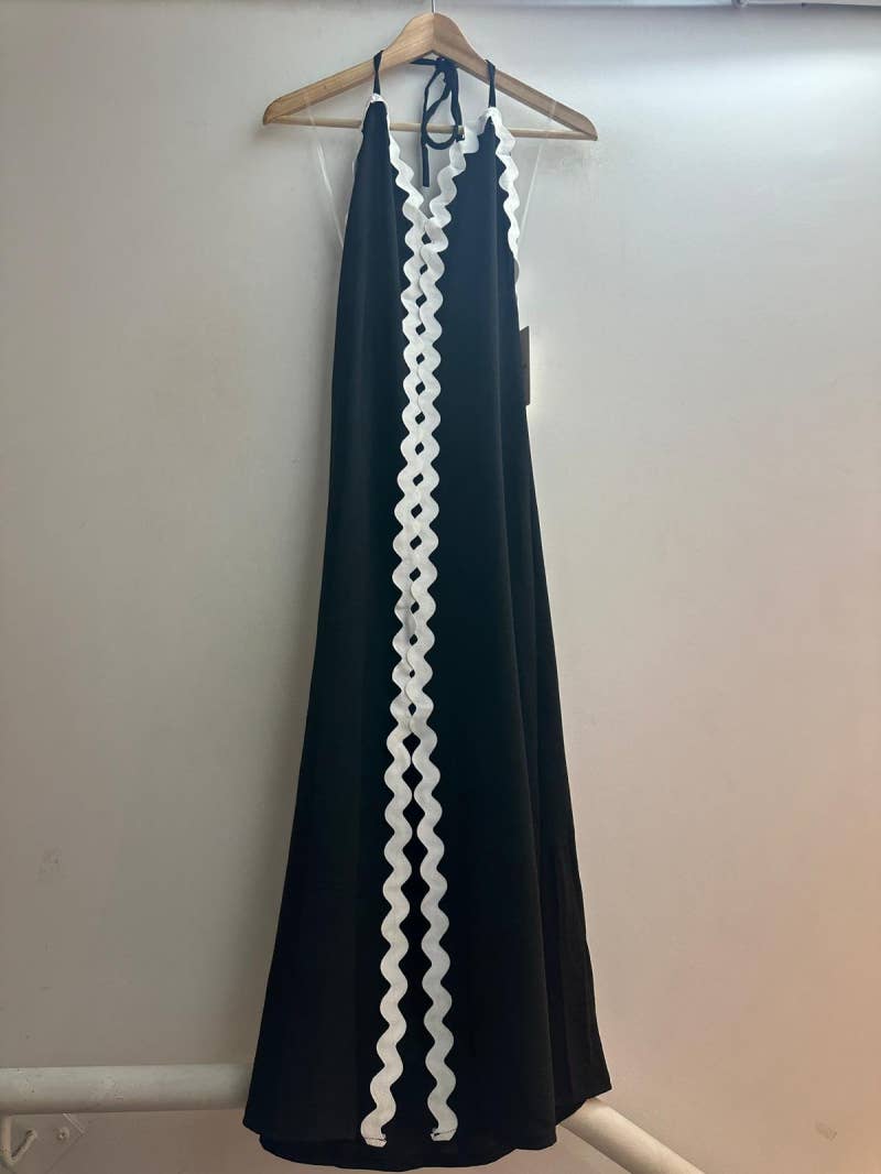 Ziggy French Scalloped Maxi Dress | Ultra - Soft Resort Wear - Bella Blossom Boutique